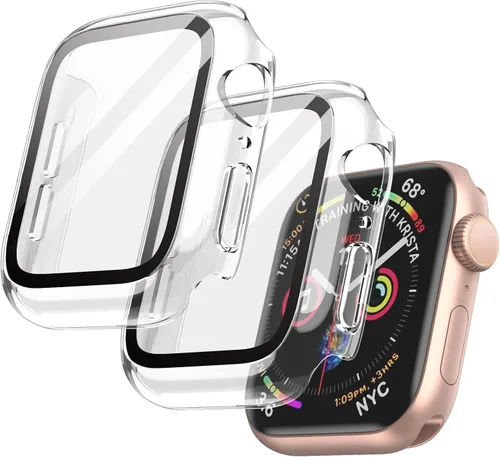 Miniatura 39 de JETech Funda con protector de pantalla para Apple Watch SE 3/2/1 (2025/2022/2020)/Series 6 5 4 de 1.575 pulgadas, cubierta protectora total, Negro