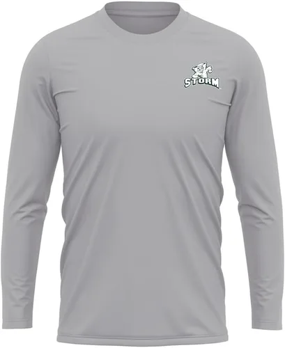 Miniatura 311 de Camisa deportiva de manga larga oficial de la NCAA Collegiate para hombre, con logotipo en el pecho izquierdo, colección Athletic Heather