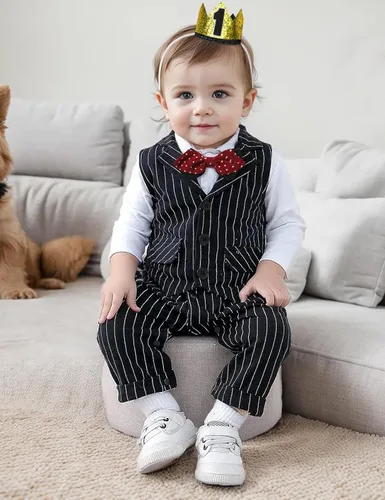 Miniatura 3 de Tomolant Trajes de cumpleaños para bebé niño