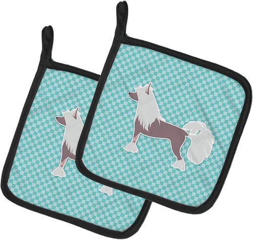 Miniatura 343 de Caroline's Treasures BB3567PTHD - Juego de soportes para ollas de cocina resistentes al calor, almohadillas calientes para cocinar, hornear, Copo