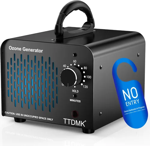 Miniatura 7 de Generador de ozono 98,000 mg/h, eliminación de olores de máquina de ozono comercial, máquina de ozono de alta capacidad, generador de ozono