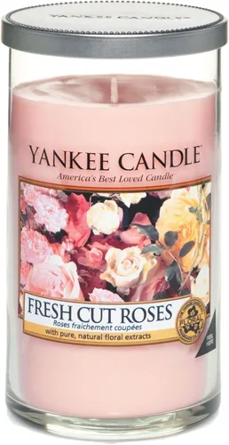 Miniatura 15 de Yankee Candle Vela perfumada en tarro grande, rosas recién cortadas, hasta 150 horas de tiempo de combustión