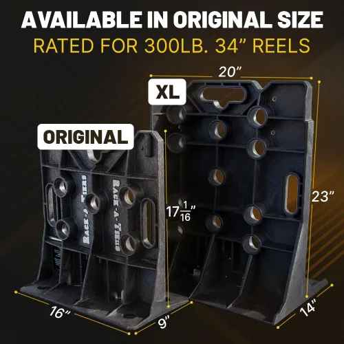 Miniatura 6 de Rack-A-Tiers Dispensador de cables multiusos XL - Galardonado estante de alambre eléctrico, carrito de carrete de alambre (11470)