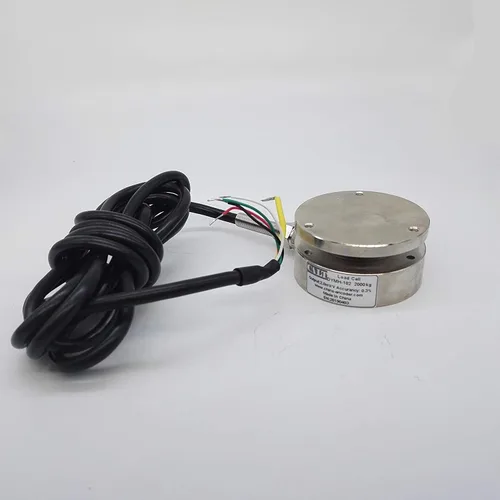 Miniatura 2 de medida instantánea φ25 de la fuerza de impacto del sensor plano de la célula de carga de la caja de membrana 1,102.3 lbs
