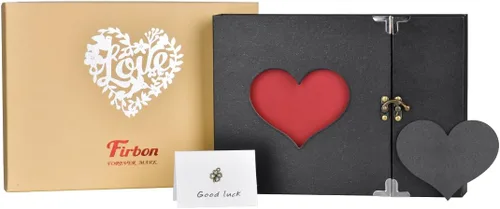 Miniatura 7 de Álbum de recortes Firbon hecho a mano DIY álbumes de fotos familiares álbum de memoria para parejas libro de recortes de página negra para Negro