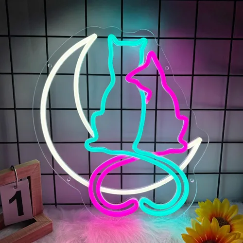 Miniatura 13 de Señal de neón de rana vaquera, señal de neón LED de sapo vaquero para decoración de pared, señal de luz de neón regulable para dormitorio, sala