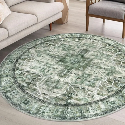 Miniatura 93 de SIILOOM Alfombra lavable de 2 x 3 pies, alfombra suave color taupe ceniza para entrada, tapete antideslizante para puerta de interior, tapete