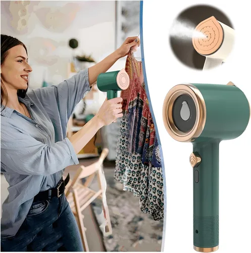 Miniatura 10 de Mini máquina de planchar portátil de mano, mini plancha de vapor de viaje 2024, plancha de vapor eléctrica para prendas de vestir: perfección sin