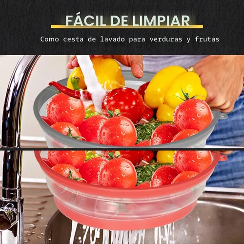 Miniatura 6 de CasaCulina Paquete de 2 cubiertas plegables para salpicaduras de microondas, tapa de microondas ventilada con agujero de gancho, protector