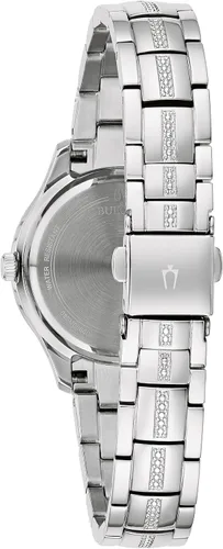 Miniatura 3 de Bulova Ladies' Crystal Phantom 3-Hand, Small Second Hand Quartz Watch, Mother-of-Pearl Dial