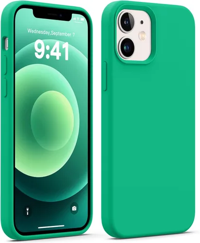 Miniatura 14 de JELE Funda a prueba de golpes diseñada para iPhone 11, funda de teléfono de silicona líquida con [forro de microfibra suave antiarañazos]