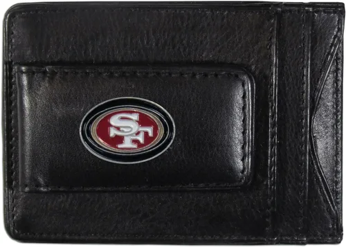 Portadocumentos clip de piel para dinero NFL
