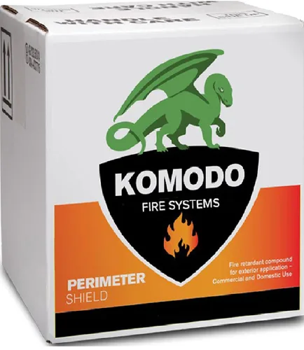 Komodo K-101 Advanced Fire Protection – Home Perimeter Shield – Next Generation All Season Retardant – 10 libras (2 bolsas, 5 libras cada una)