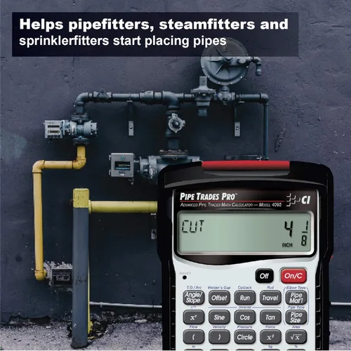 Miniatura 4 de Calculadora para matemática oficio tubo avanzado Pro 4095 oficios tubos Advanced Pipe Layout and Design Math, For Pipefitters, Steamfitters
