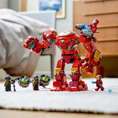 Miniatura 6 de LEGO Marvel Avengers Iron Man Hulkbuster Versus A.I.M. Agent 76164, genial, interactivo, juego de los Vengadores de construcción de ladrillos