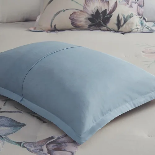 Miniatura 8 de Madison Park Juego de edredón 100% algodón, hermoso diseño floral, para todas las estaciones, juego de ropa de cama transpirable, fundas a juego