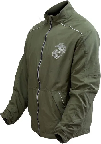 Miniatura 2 de GI NB US USMC - Chaqueta de entrenamiento físico para hombre absorbe la humedad ligera resistente al agua verde oliva fabricada en Estados Unidos