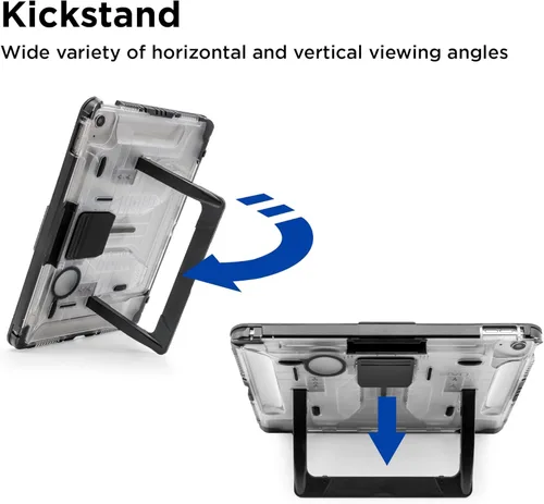Miniatura 3 de PIVOT A22A - Funda resistente para iPad (A16), iPad (10ª generación), protección de grado militar con sistema de montaje universal y soporte, piloto