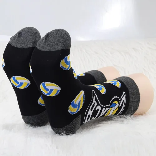 Miniatura 2 de Regalo de entrenador de voleibol, 2 pares de calcetines de voleibol para entrenador de agradecimiento, regalo de voleibol, regalo de agradecimiento