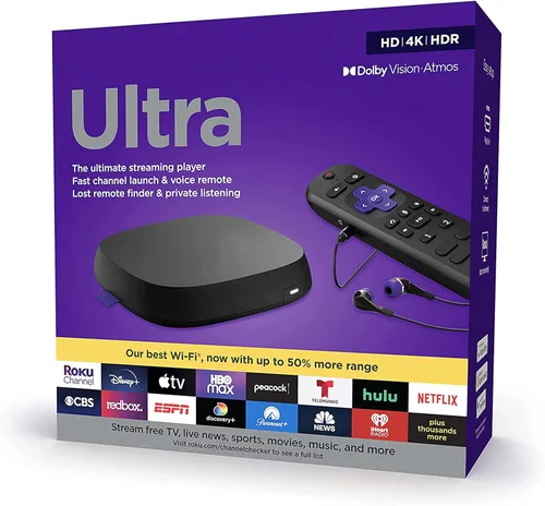 Ultra Media Max Player - Cámara 4K Pinhole - Medios funcionales reproducidos con sistema de cámara de seguridad integrado para grabar actividad,