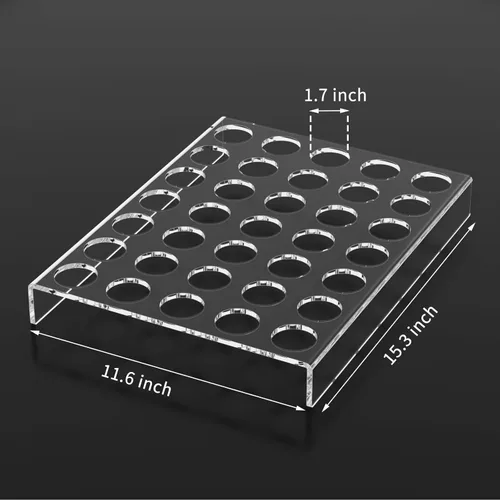 Miniatura 5 de AITEE Organizador de cajones de acrílico K Cup, bandeja organizadora transparente para almacenamiento de cajones o encimeras, capacidad para 35