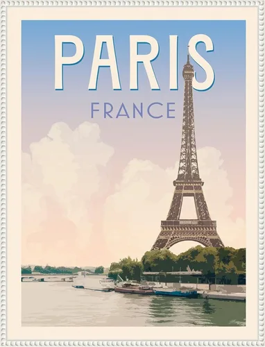 Miniatura 15 de Amanti Art Framed Canvas Wall Art 42x32 Retro Style Travel Poster III by Victoria Barnes, Framed Wall Art Canvas, Cityscapes Artwork, Modern Decor