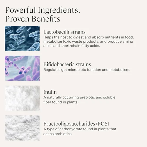 Miniatura 3 de Stonehenge Health Probióticos 55 mil millones de CFU - 16 cepas, Prebiótico, Simbióticos Biotics Dinámicos - Lactobacillus Acidophilus, Liberación