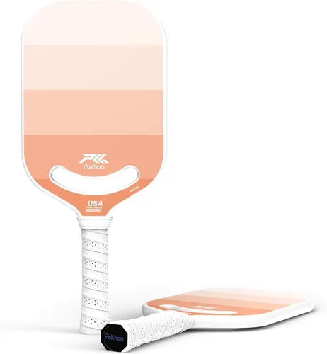 Miniatura 7 de Carbon Fiber Pickleball Paddle, Professional Raw Carbon Fiber Pickleball for Power & Control, Polymer Honeycomb Core, USAPA Approved T300 Pickleball