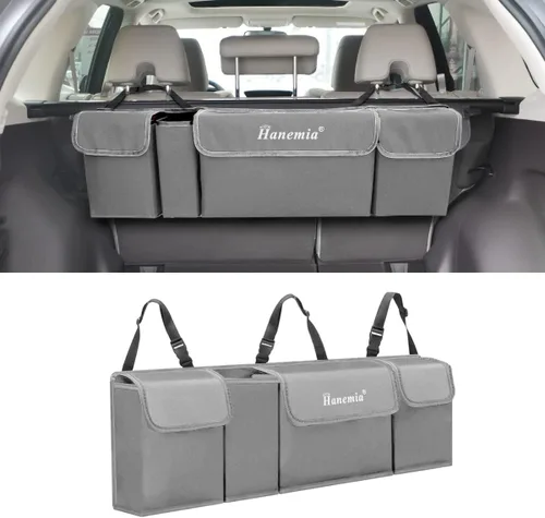 Miniatura 8 de Organizador y almacenamiento para maletero de automóvil, organizador colgante para asiento trasero para SUV, camión, MPV, impermeable, bolsa