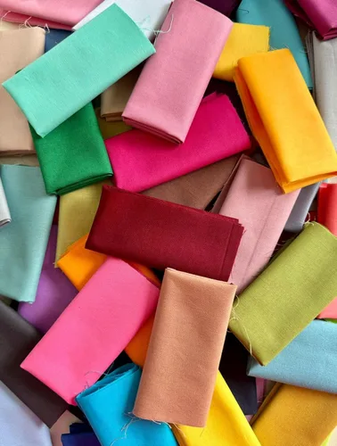 Miniatura 8 de Paquete de tela de algodón de color sólido, 50 cuadrados precortados (8 x 8 x 8 pulgadas), 100% algodón, 120 GSM, fabricado en Türkiye