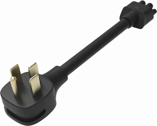 Adaptador NEMA 14-50 compatible con cargador portátil Tesla Gen 2, conecta el cargador móvil Tesla a la toma NEMA 14-50 de 240 V a 32 amperios, 11.8