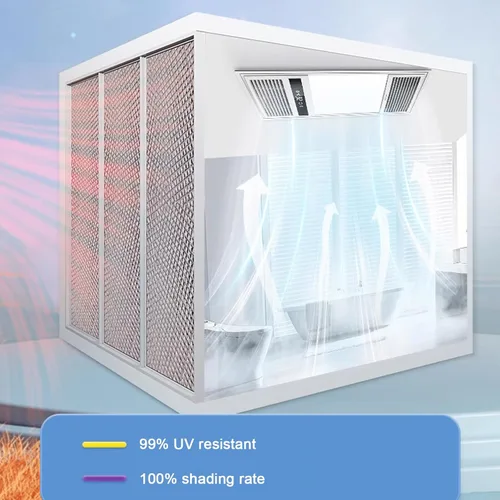Miniatura 7 de Película opaca para ventana de protección solar para balcón, protección contra el frío, protector térmico de aislamiento térmico, película