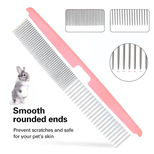 Miniatura 5 de Kit de aseo para mascotas pequeñas Crafterlife con cepillo desempañador, guante de masaje para el baño, peine para aseo de mascotas, cortaúñas