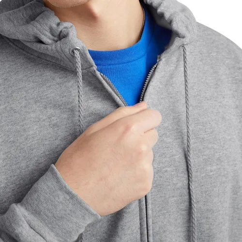 Miniatura 4 de Hanes EcoSmart - Sudadera con capucha para hombre, diseño de vellón con cremallera completa