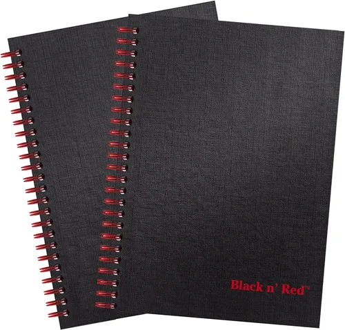 Miniatura 10 de Black n' Red Cuaderno, Diario de Negocios, 8-1/4" x 5-1/4", 70 Hojas, Rayado, Papel Optik, Aplicación Scribzee, Tapa Dura, Encuadernado con Alambre