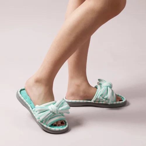 Miniatura 9 de ULTRAIDEAS - Pantuflas de espuma viscoelástica para mujer, con puntera abierta y correa ajustable, pantuflas de meter sin agujetas para mujer, forro