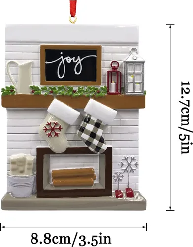 Miniatura 2 de Mantel de chimenea, adornos de Navidad personalizados para la familia, 2025, medias personalizadas, familia de 2, 3, 4, 5, 6 nombres, adorno