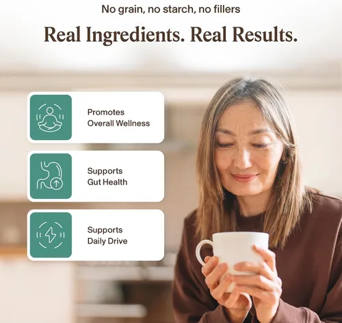 Miniatura 3 de Real Mushrooms 5 Defenders - Complejo adaptogénico de hongos con chaga, reishi, cola de pavo, maitake y shiitake para apoyo al bienestar - Cápsulas