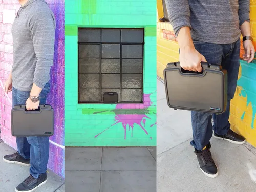 Miniatura 4 de Casematix Funda rígida para cámara compatible con cámara de transmisión en vivo Mevo Start, micrófono de escopeta y accesorios en espuma