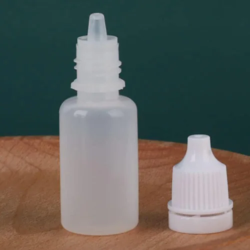 Miniatura 7 de Othmro Botellas cuentagotas de plástico de ojo de laboratorio de polietileno de 0.5 onzas, 50 piezas, gotero líquido exprimible de 0.0 fl oz, boca