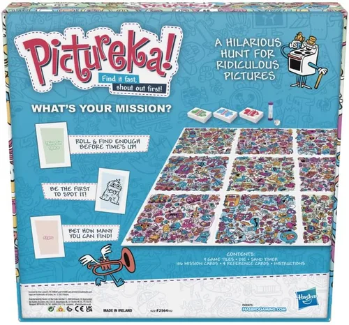 Miniatura 5 de Hasbro Gaming Pictureka! - Divertido juego de imágenes familiares para niños de 6 años en adelante