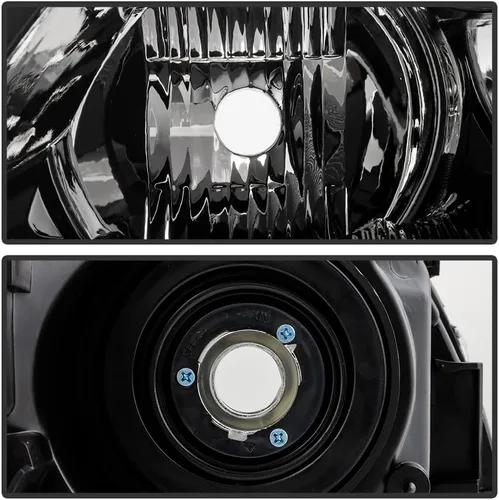 Miniatura 4 de ACANII - Faros delanteros de halogéno negro para Nissan Altima modelo de fábrica 2005-2006, lado del conductor y del pasajero