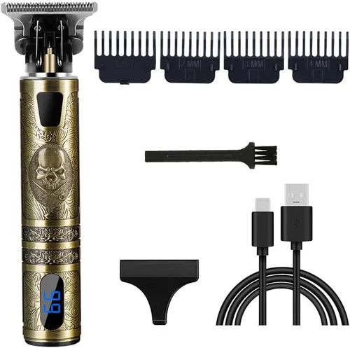 Miniatura 40 de Cortadora de pelo profesional para hombres y mujeres, inalámbrica, recargable, recortadora de pelo, kit de aseo de corte de cuerpo de metal