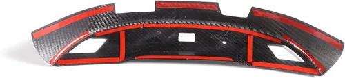 Miniatura 7 de Cubierta de base de espejo retrovisor para interior de automóvil compatible con Chevrolet Corvette C7 Stingray 2014-2019 fibra de carbono real, 1