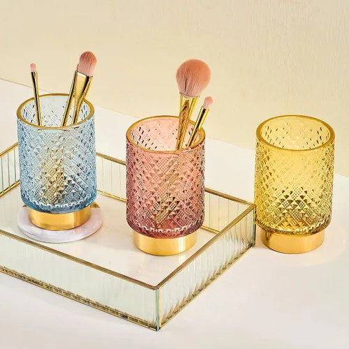 Miniatura 6 de Organizador de brochas de maquillaje, soportes para cepillos de dientes, soporte para lápices de escritorio, taza multifuncional para pinceles