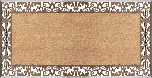 Miniatura 21 de A1 Home Collections Tapete de fibra de coco natural y goma, 30"x48" – Grueso, duradero, resistente, antidesprendimiento, resistente a la Árbol