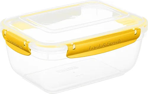 Miniatura 8 de Superio Recipiente de plástico para almacenamiento de alimentos con tapa hermética, 80 onzas, sin BPA, a prueba de fugas, apilable, apto
