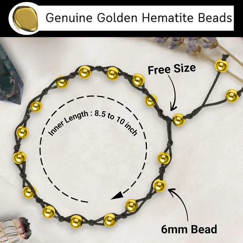 Miniatura 153 de Amazing Gemstone Crystal Anklet Ankle Bracelets for Women - Waterproof Beaded Healing Crystal Anklets, Plus Size Chakra Gemstone Bead Anklet