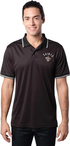 Miniatura 9 de Ultra Game - Polo de jersey de la NFL para hombre, súper suave y de secado rápido