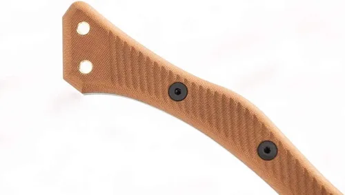 Miniatura 5 de TOPS Cuchillos Hacha de alto impacto Hacha de espiga completa - Acabado de revestimiento de tracción negro - Funda de cuero marrón